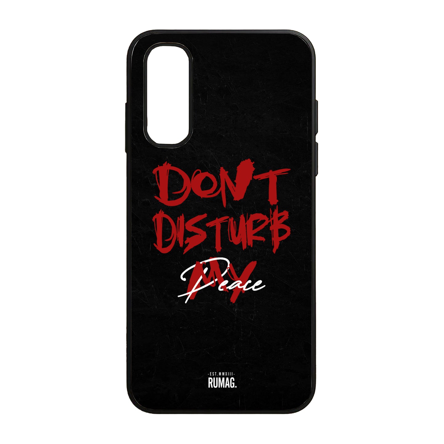 RUMAG Telefoonhoes Samsung - Don't disturb my peace ZWART