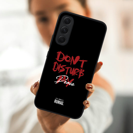 RUMAG Telefoonhoes Samsung - Don't disturb my peace ZWART