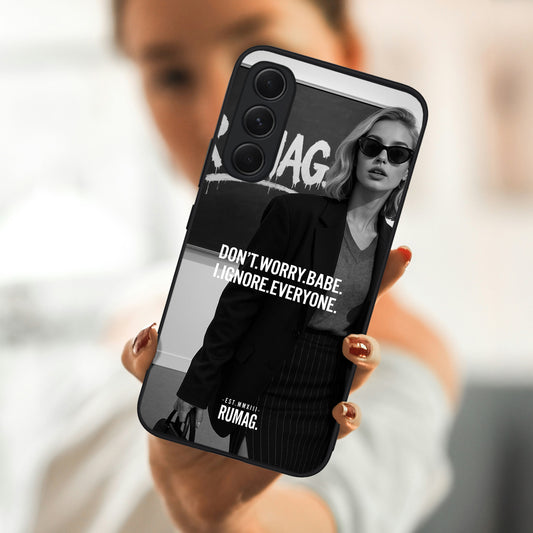 RUMAG Telefoonhoes Samsung - Don't worry I ignore everyone