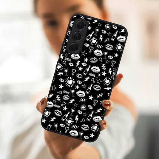 RUMAG Telefoonhoes Samsung - SASSY CHAOS zwart