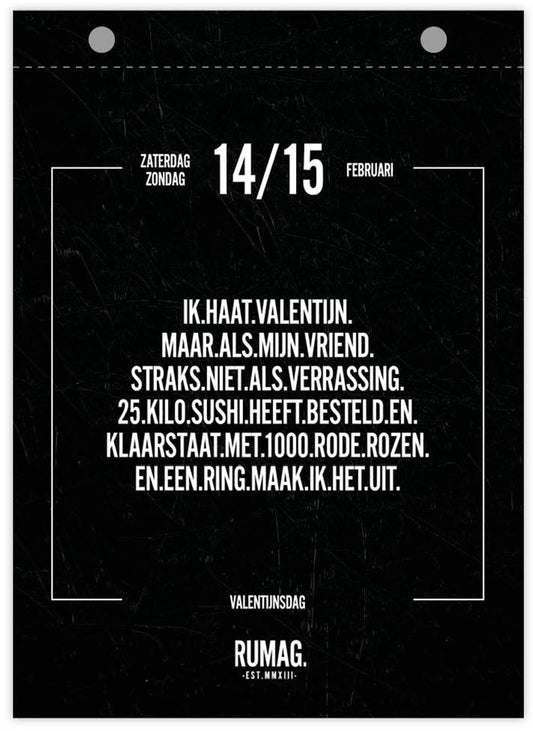 RUMAG Scheurkalender 2026