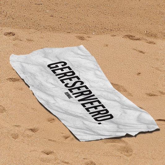 Strandlaken - Gereserveerd