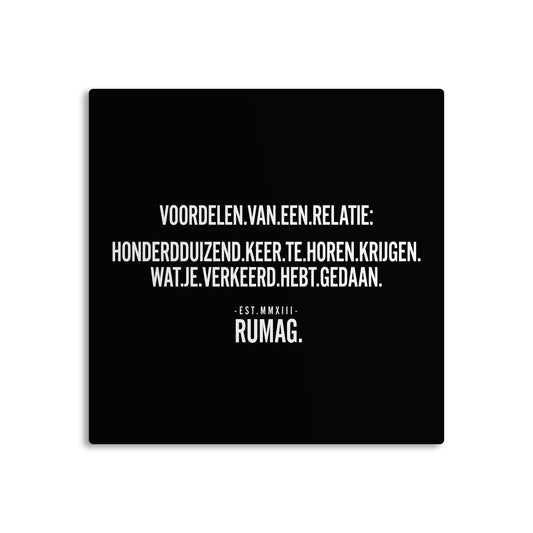 RUMAG Tegel - Voordelen van een relatie