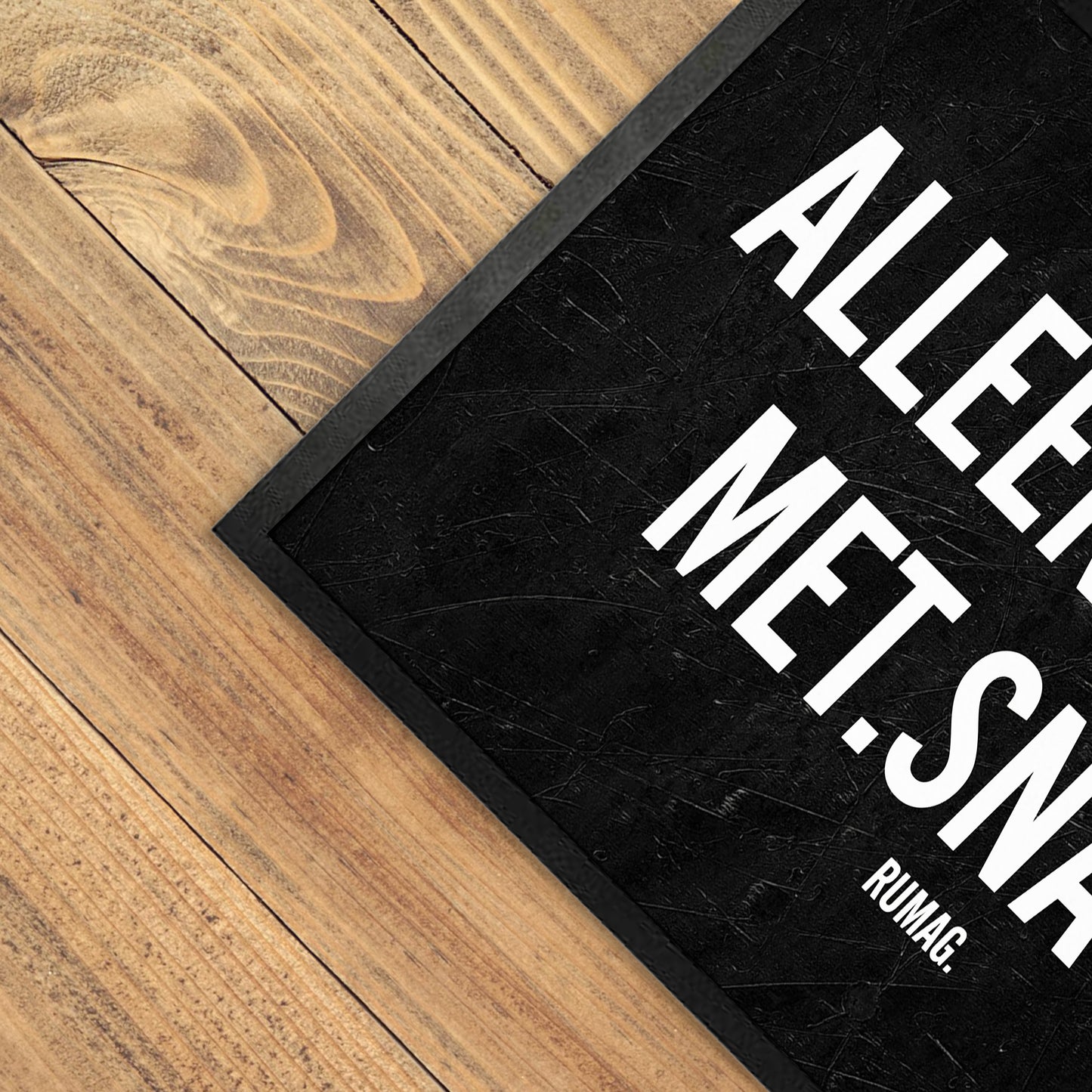 Deurmat - Alleen welkom met snacks