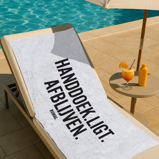 Strandlaken - Handdoek Ligt Afblijven