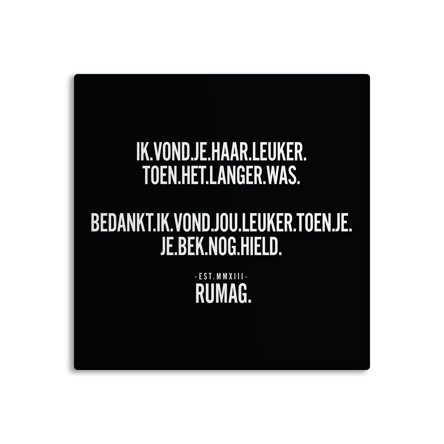 RUMAG Tegel - Ik vond je haar leuker toen het langer was