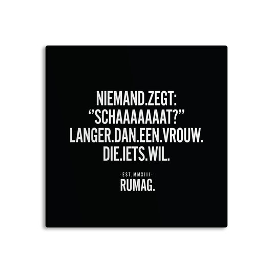 RUMAG Tegel - Niemand zegt schaaaaaat