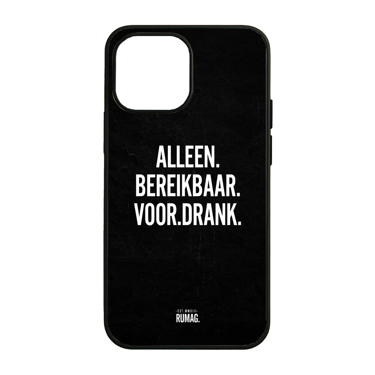 RUMAG Telefoonhoes iPhone - Alleen bereikbaar voor drank