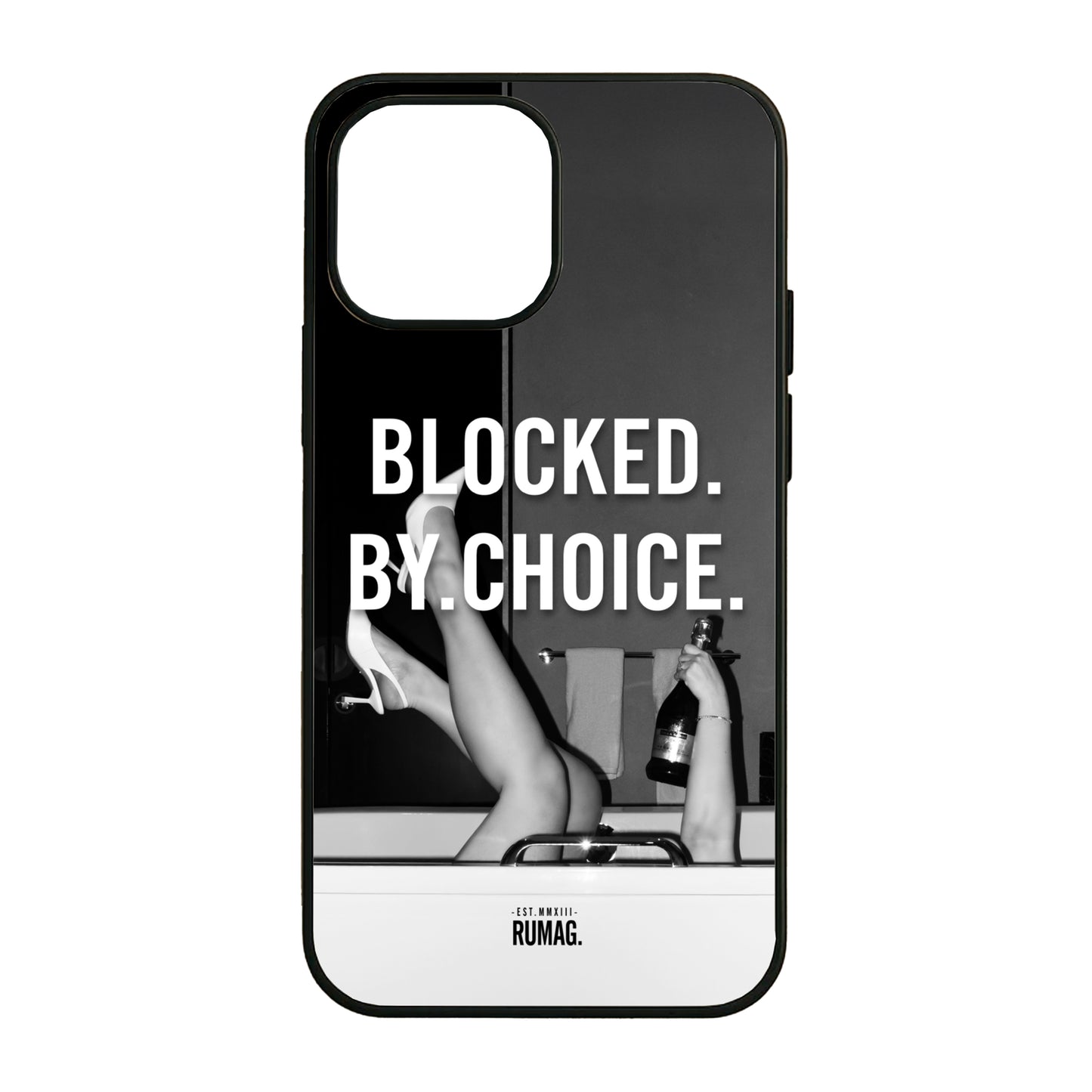 RUMAG Telefoonhoes iPhone - Blocked by choice