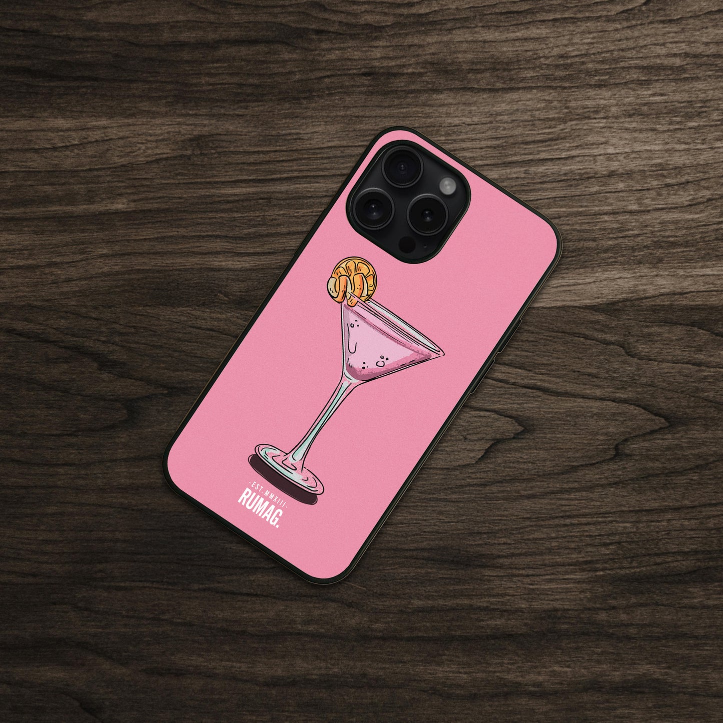 RUMAG Telefoonhoes iPhone - Cocktailglas