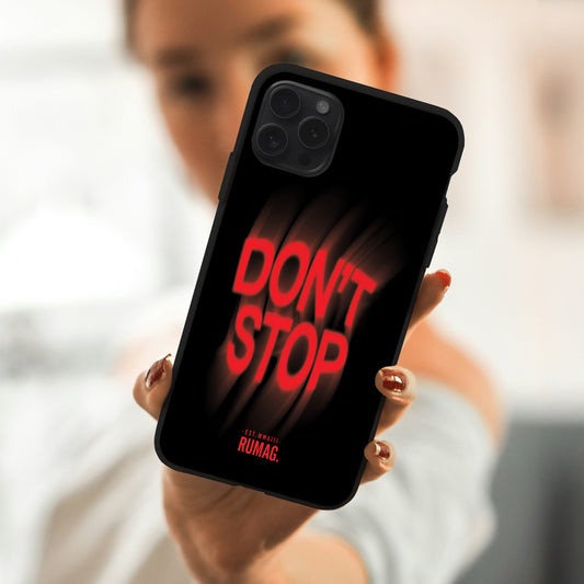 RUMAG Telefoonhoes iPhone - Don't stop