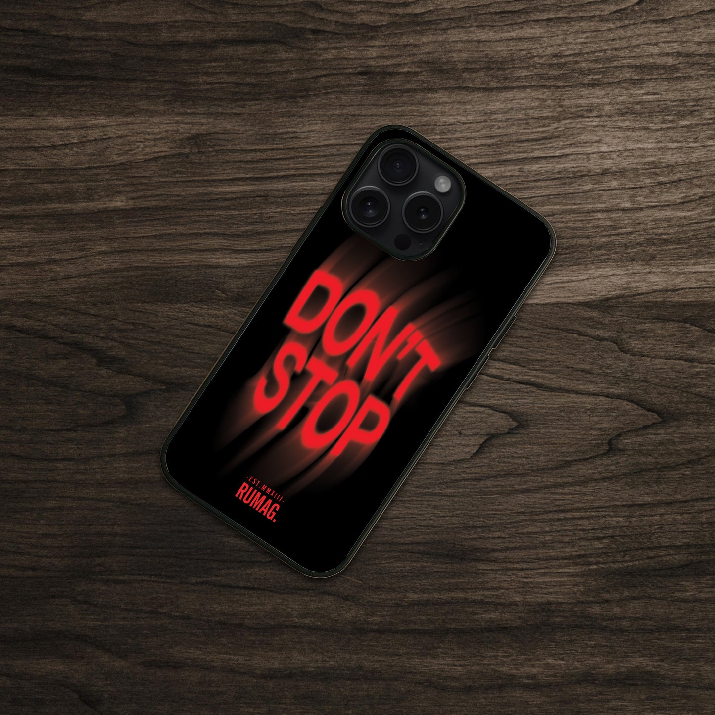 RUMAG Telefoonhoes iPhone - Don't stop