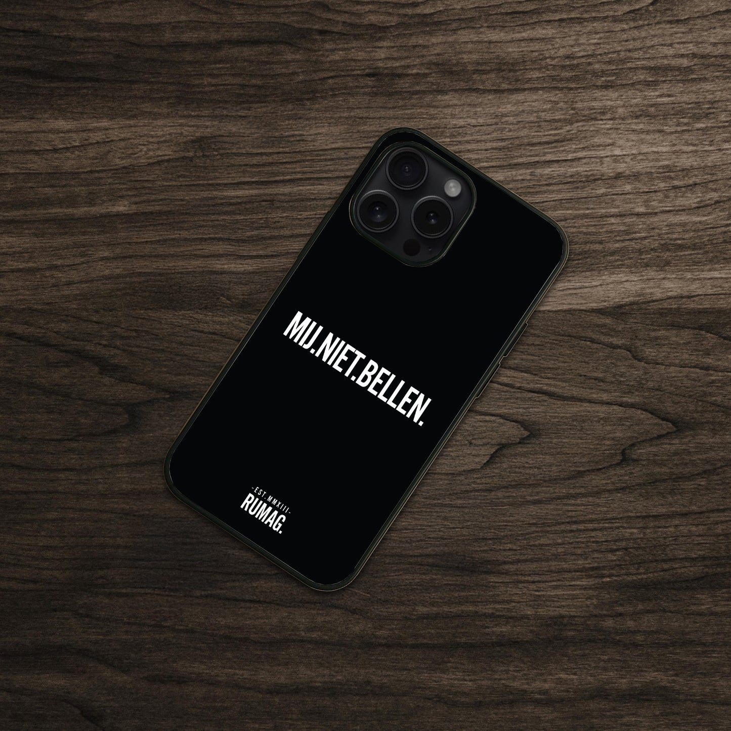 RUMAG Telefoonhoes iPhone - Mij niet bellen