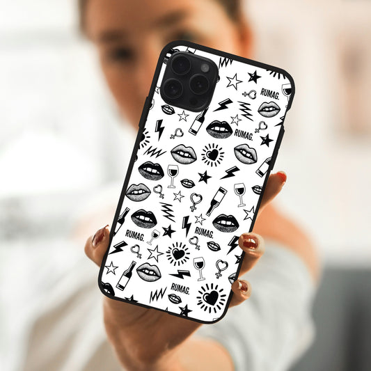 RUMAG Telefoonhoes iPhone - SASSY CHAOS wit