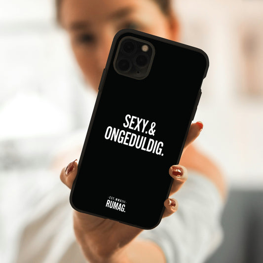 RUMAG Telefoonhoes iPhone - Sexy & ongeduldig