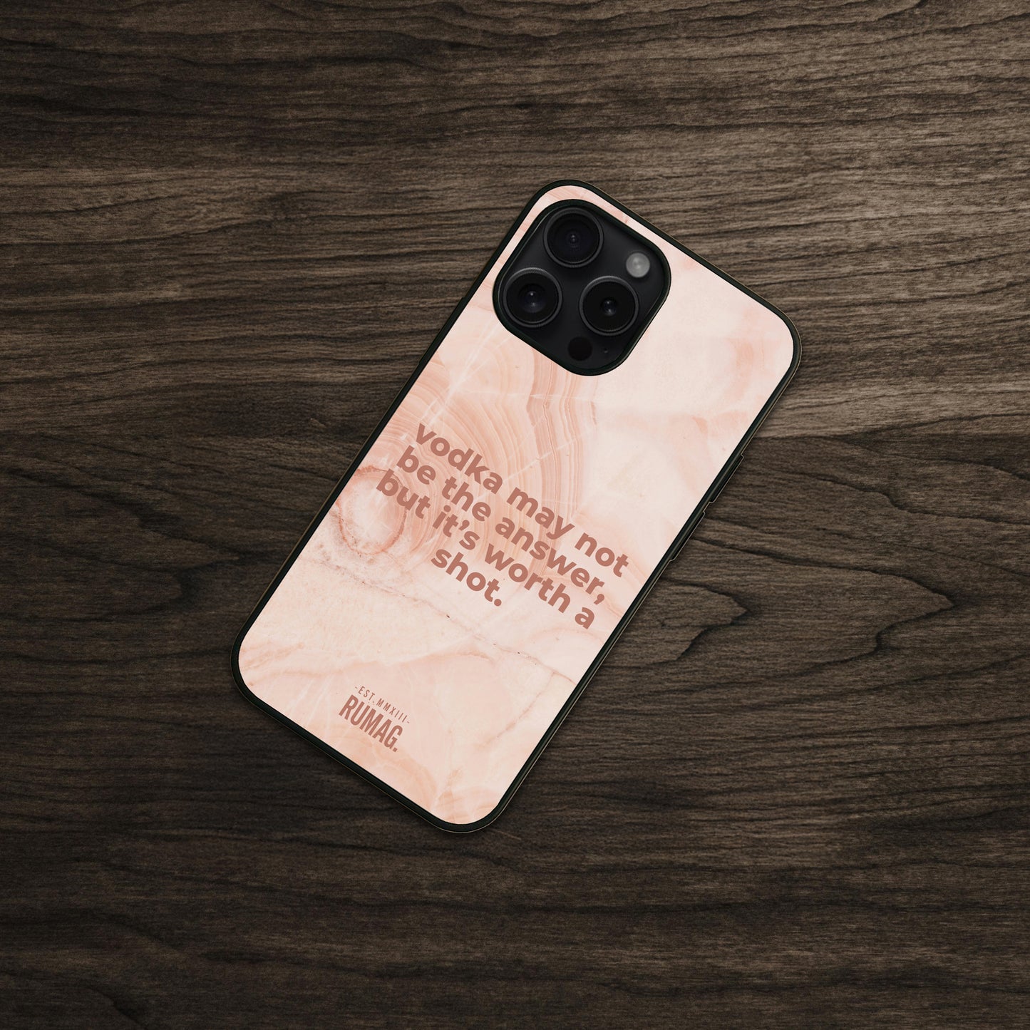 RUMAG Telefoonhoes iPhone - Vodka may not be the answer