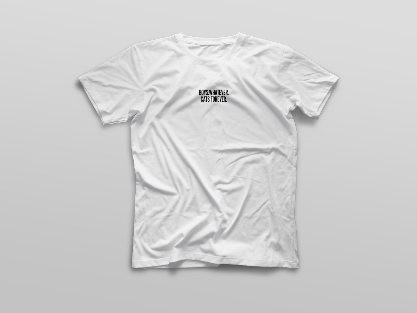 Boys Whatever Cats Forever T-shirt