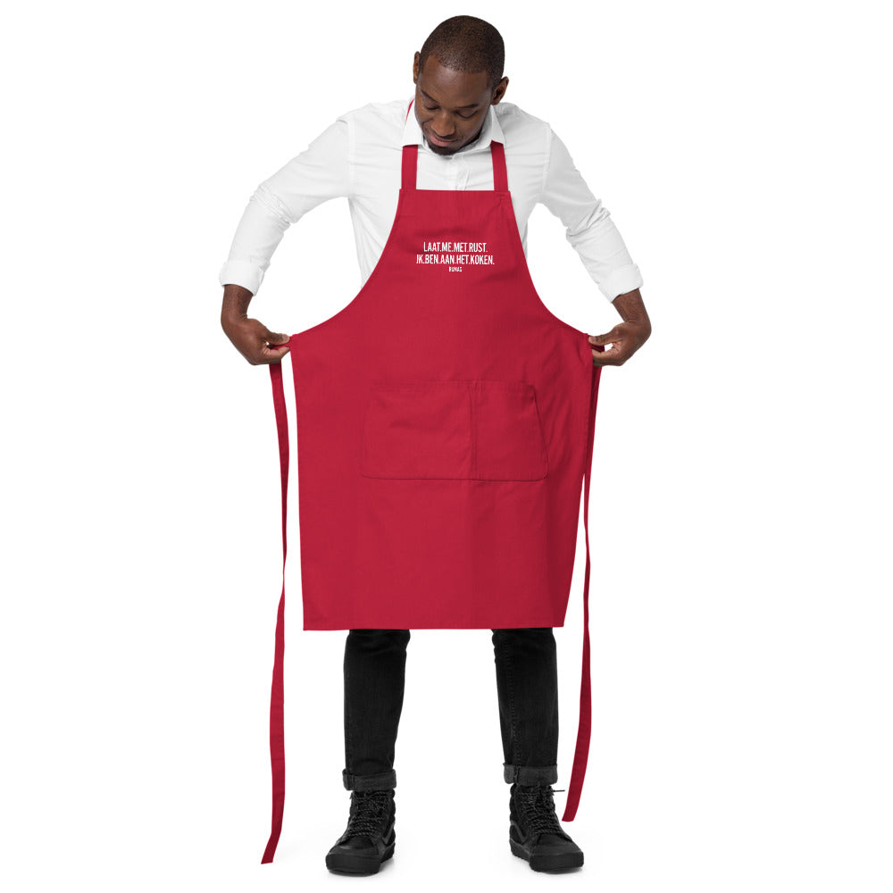 Keukenschort - Laat me met rust ik ben aan het koken