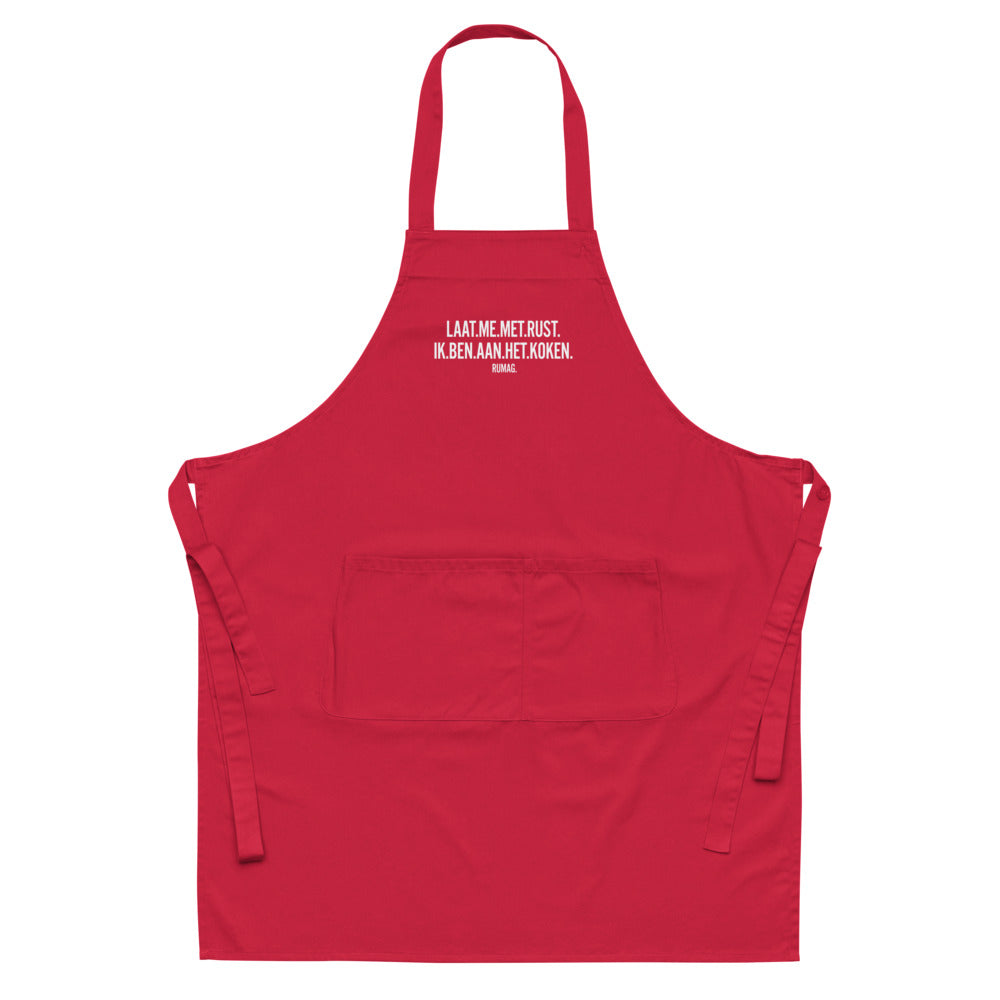 Keukenschort - Laat me met rust ik ben aan het koken