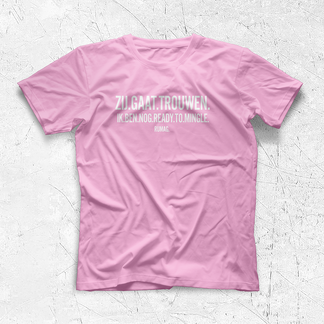 Zij gaat trouwen ready to mingle - T-shirt Regular Fit