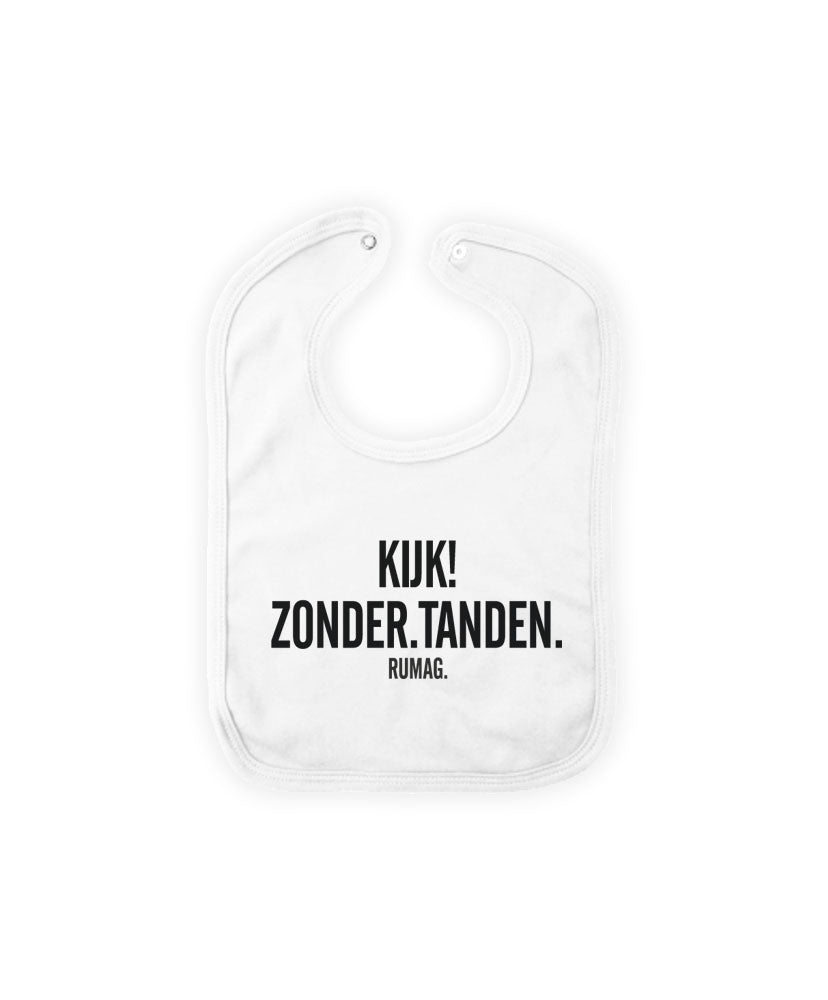 Slabbetje 'Kijk! Zonder tanden'