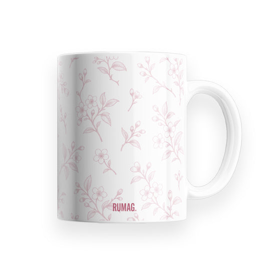 Mok - Roze Bloemen