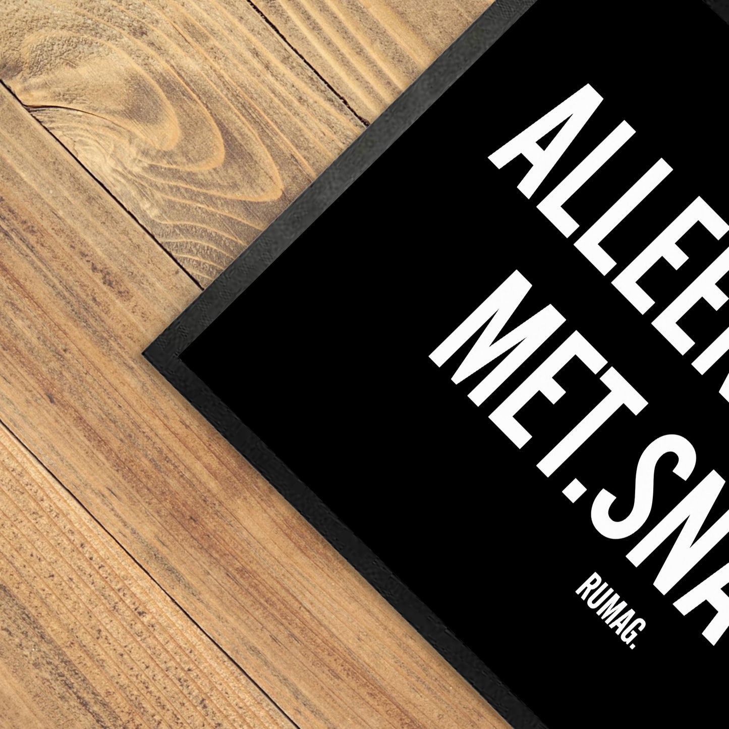 Deurmat - Alleen welkom met snacks