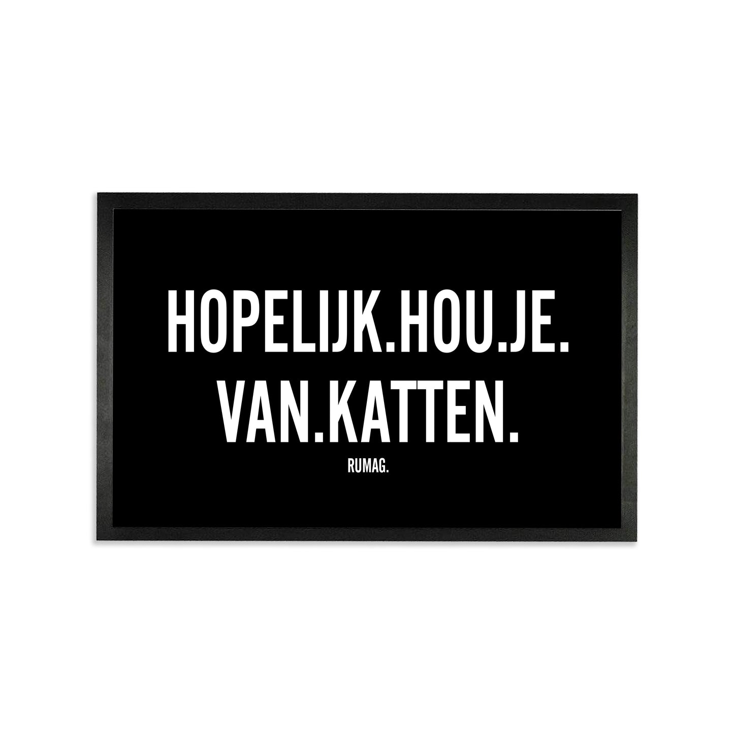 Deurmat - Hopelijk hou je van katten