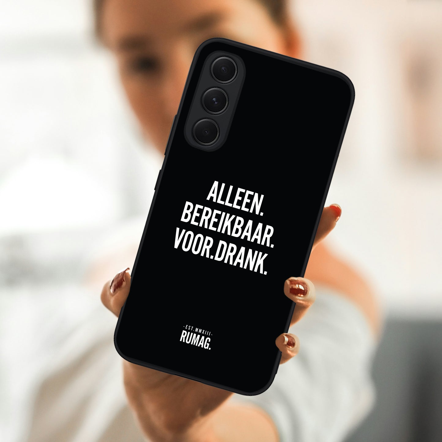 RUMAG Telefoonhoes Samsung - Alleen bereikbaar voor drank