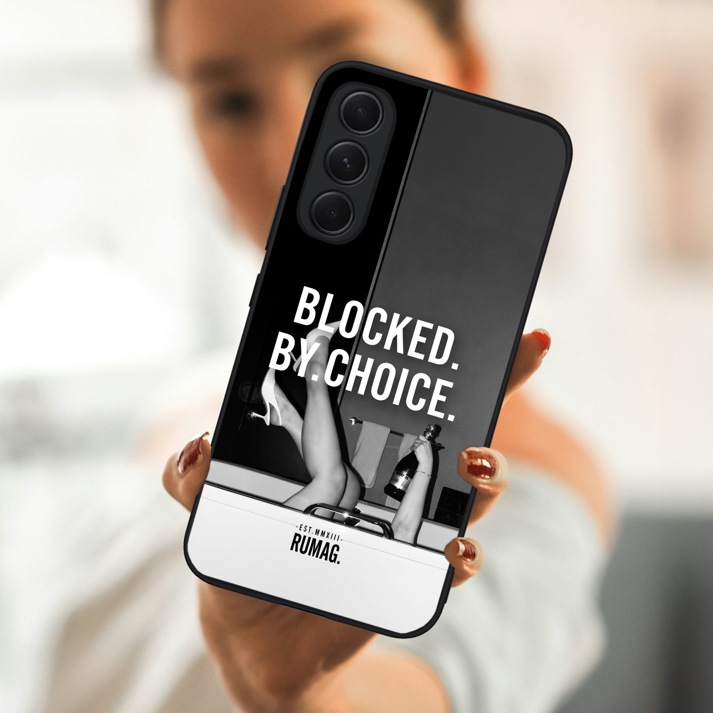 RUMAG Telefoonhoes Samsung - Blocked by choice