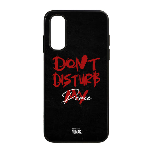 RUMAG Telefoonhoes Samsung - Don't disturb my peace ZWART