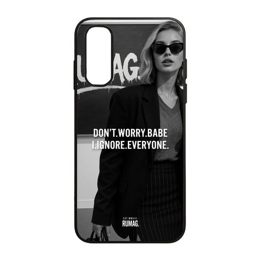 RUMAG Telefoonhoes Samsung - Don't worry I ignore everyone