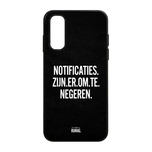 RUMAG Telefoonhoes Samsung- Notificaties zijn er om te negeren