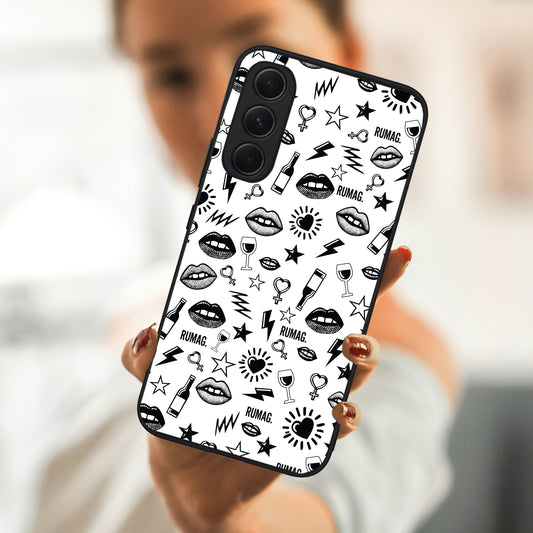 RUMAG Telefoonhoes Samsung - SASSY CHAOS wit