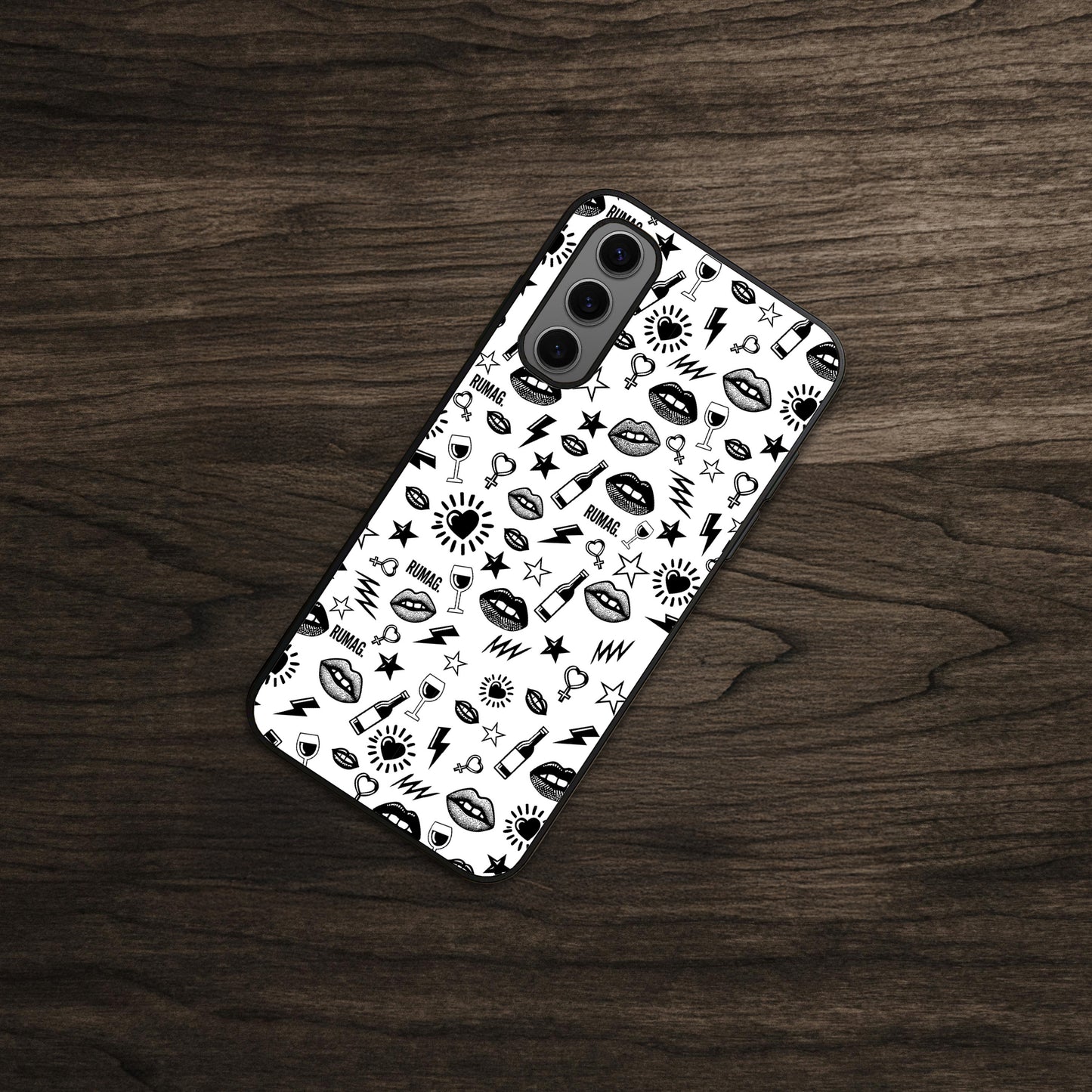 RUMAG Telefoonhoes Samsung - SASSY CHAOS wit