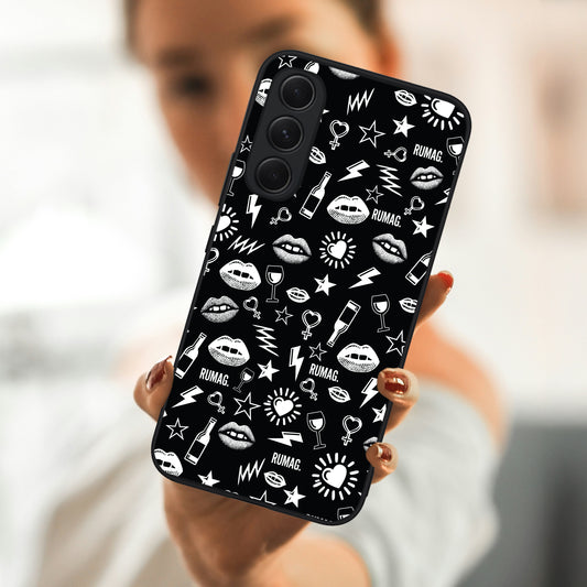 RUMAG Telefoonhoes Samsung - SASSY CHAOS zwart