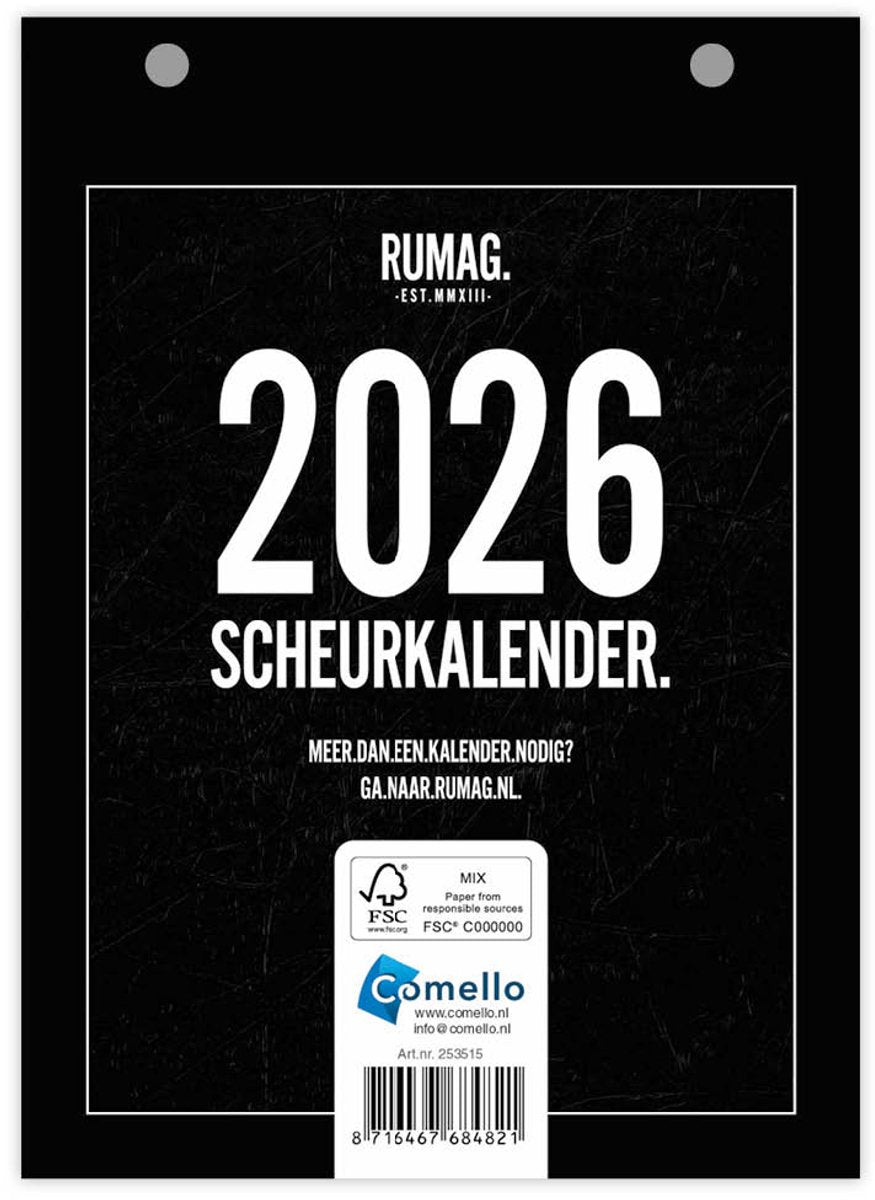 RUMAG Scheurkalender 2026