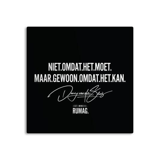 RUMAG Tegel - Omdat het kan - Davey