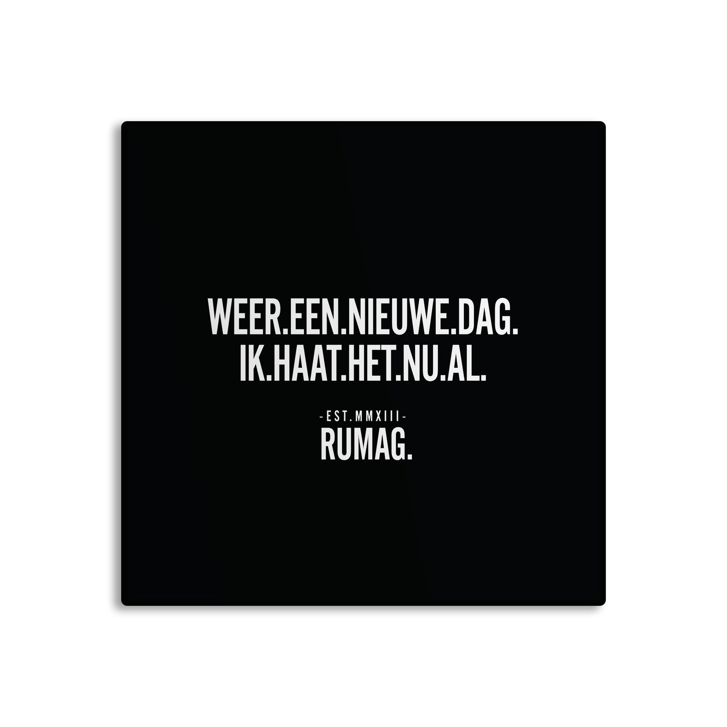 RUMAG Tegel - Weer een nieuwe dag