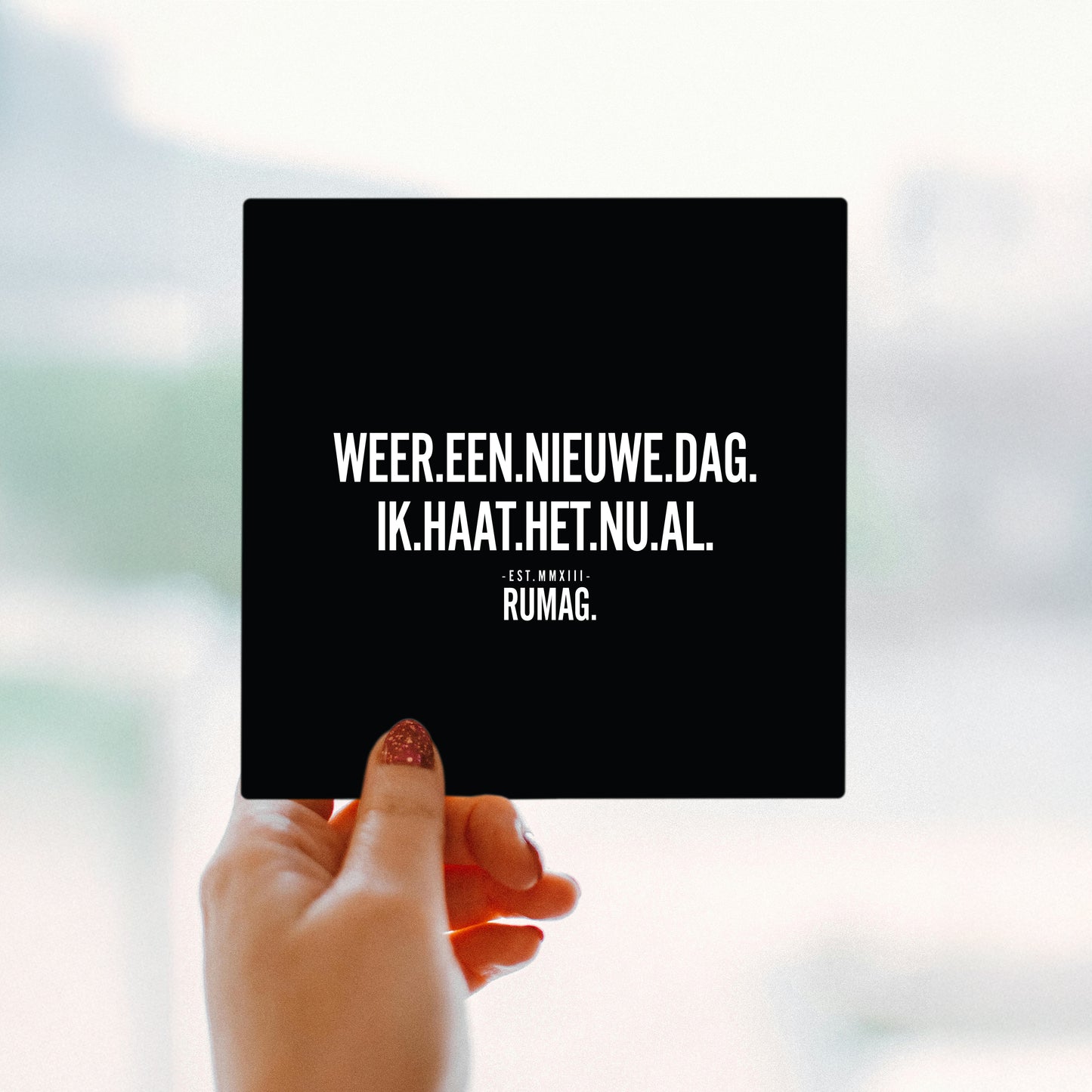 RUMAG Tegel - Weer een nieuwe dag