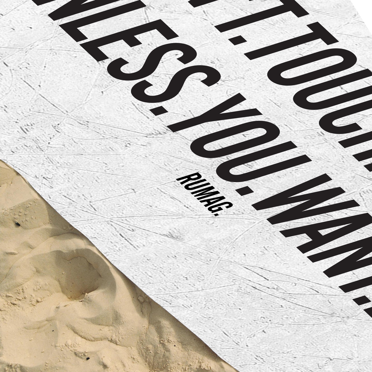 Strandlaken - Don't touch my towel