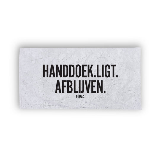 Strandlaken - Handdoek Ligt Afblijven