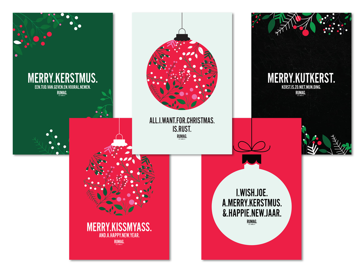 Kerstkaarten Pakket (30st)