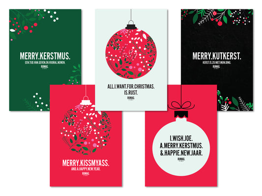 Kerstkaarten Pakket (30st)