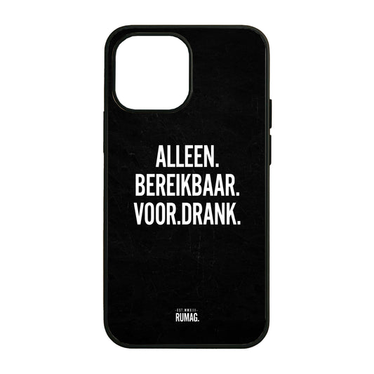 RUMAG Telefoonhoes iPhone - Alleen bereikbaar voor drank