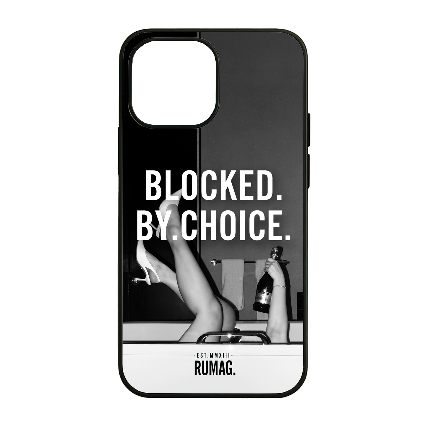 RUMAG Telefoonhoes iPhone - Blocked by choice