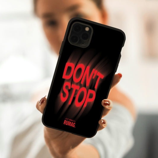 RUMAG Telefoonhoes iPhone - Don't stop