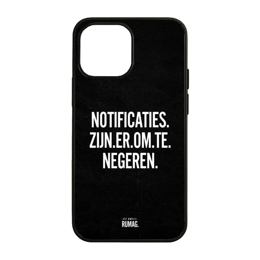 RUMAG Telefoonhoes iPhone - Notificaties zijn er om te negeren