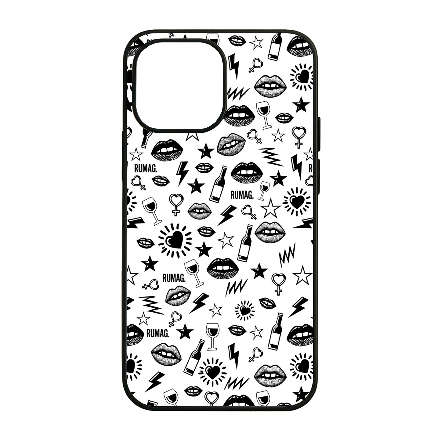 RUMAG Telefoonhoes iPhone - SASSY CHAOS wit