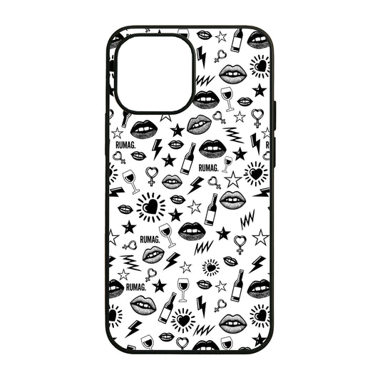RUMAG Telefoonhoes iPhone - SASSY CHAOS wit